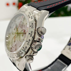 Rolex | Daytona | 116519 Rare Meteorite Dial | White gold | 40 mm | Silver | Automatic