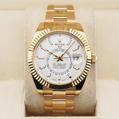 Rolex | Sky-Dweller | 326938 | Yellow gold | 42 mm | Yellow gold | White | Automatic