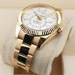 Rolex | Sky-Dweller | 326938 | Yellow gold | 42 mm | Yellow gold | White | Automatic