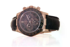 Rolex | Daytona | 116515LN | Rose gold | 40 mm | Crocodile skin | Automatic