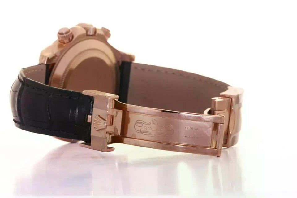 Rolex | Daytona | 116515LN | Rose gold | 40 mm | Crocodile skin | Automatic