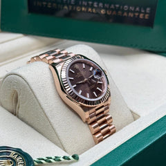 Rolex | Datejust | 279175 | Rose gold | 28 mm | Rose gold | Brown | Automatic