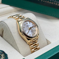 Rolex | Datejust | 279178 | Yellow gold | 28 mm | Yellow gold | Silver | Automatic
