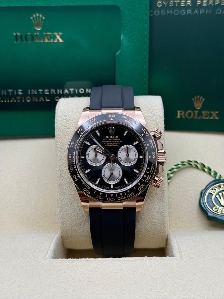 Rolex | Daytona | 126515ln-cm1-dc722 | Rose gold | 40 mm | Rubber | Pink | Automatic