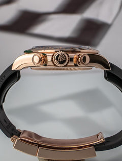Rolex | Daytona | 126515LN | Rose gold | 40 mm | Rubber | Silver | Automatic