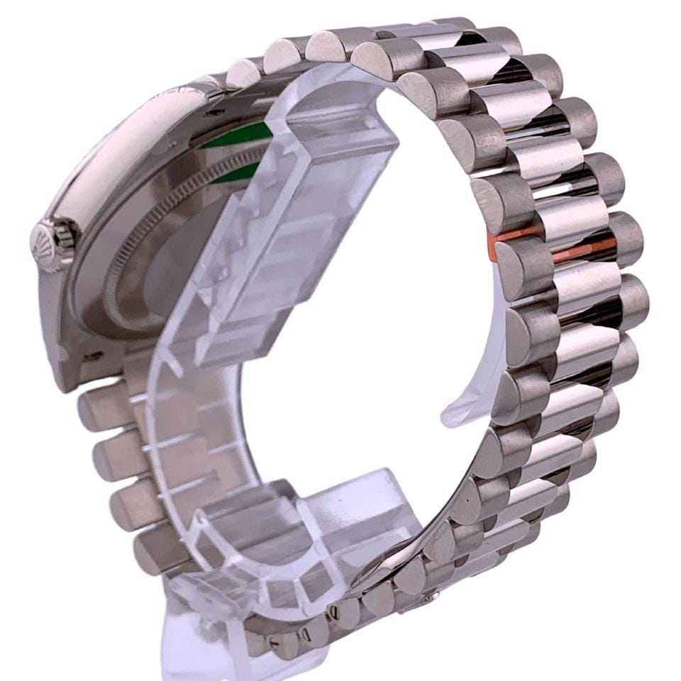 Rolex | Day-Date | 228239-0007 | White gold | 40 mm | White gold | Blue | Automatic