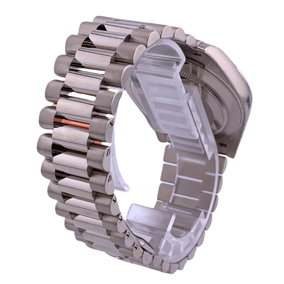 Rolex | Day-Date | 228239-0007 | White gold | 40 mm | White gold | Blue | Automatic