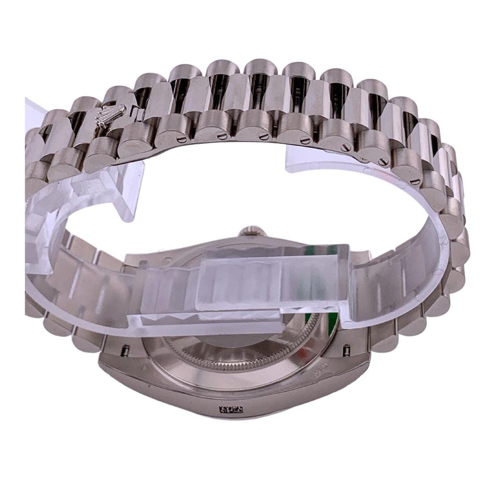 Rolex | Day-Date | 228239-0007 | White gold | 40 mm | White gold | Blue | Automatic
