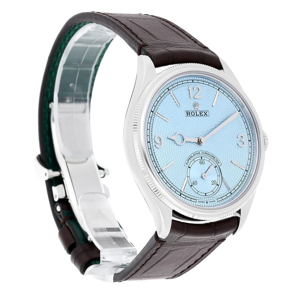Rolex | 1908 | 52506-0002 | 39 mm | Blue | Automatic