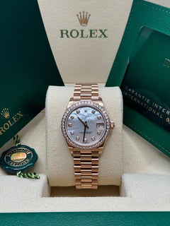Rolex | Datejust | 278285RBR | Rose gold | 31 mm | Rose gold | Mother of pearl | Automatic