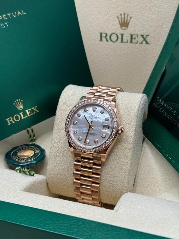 Rolex | Datejust | 278285RBR | Rose gold | 31 mm | Rose gold | Mother of pearl | Automatic