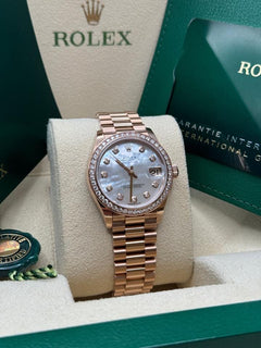 Rolex | Datejust | 278285RBR | Rose gold | 31 mm | Rose gold | Mother of pearl | Automatic