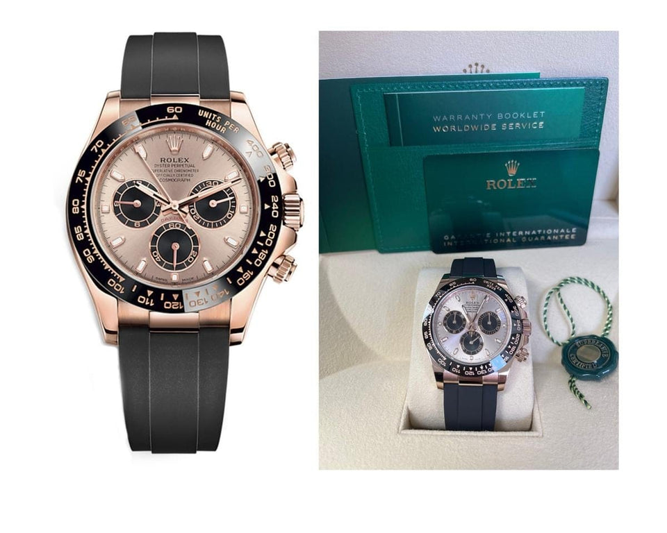Rolex | Daytona | 116515ln | Rose gold | Rubber | Pink | Automatic
