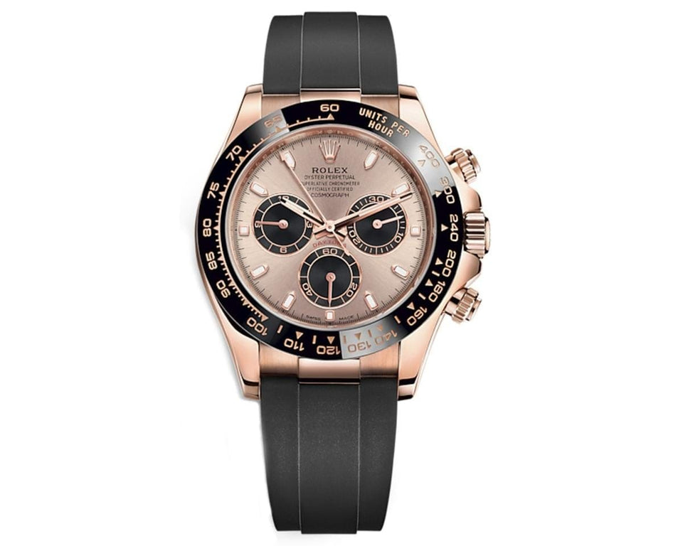 Rolex | Daytona | 116515ln | Rose gold | Rubber | Pink | Automatic