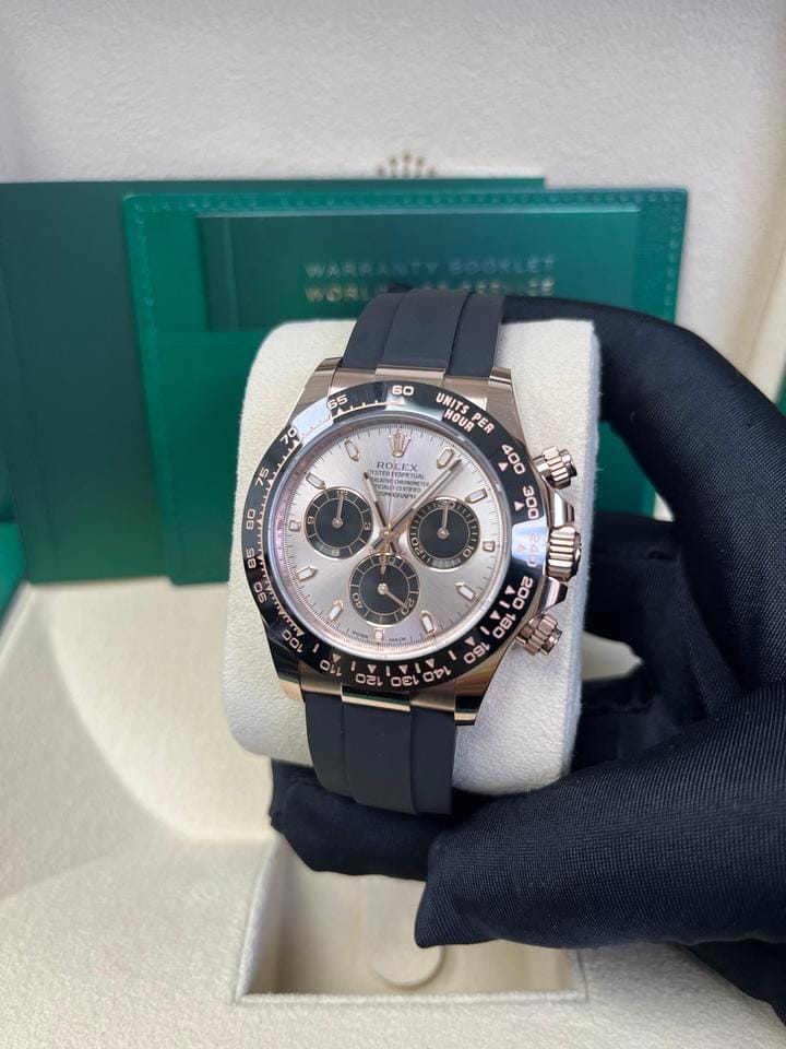 Rolex | Daytona | 116515ln | Rose gold | Rubber | Pink | Automatic