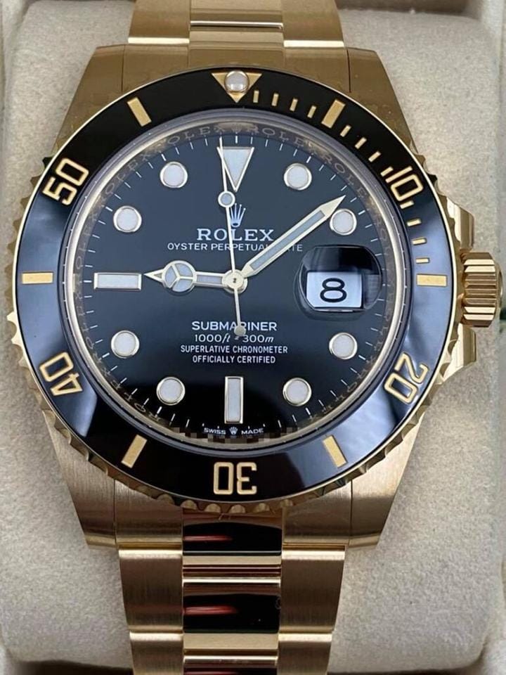 Rolex | Submariner | 126618LN | Yellow gold | Black | Automatic