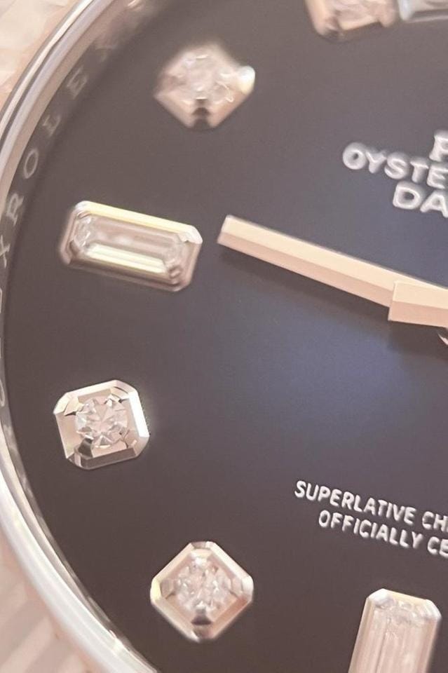 Rolex | Day-Date | 128239 | White gold | 36 mm | White gold | Blue | Automatic