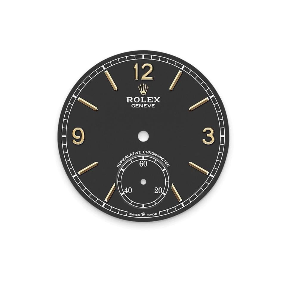 Rolex | 1908 | 52508-0007 | Yellow gold | 39 mm | Yellow gold | Black | Automatic