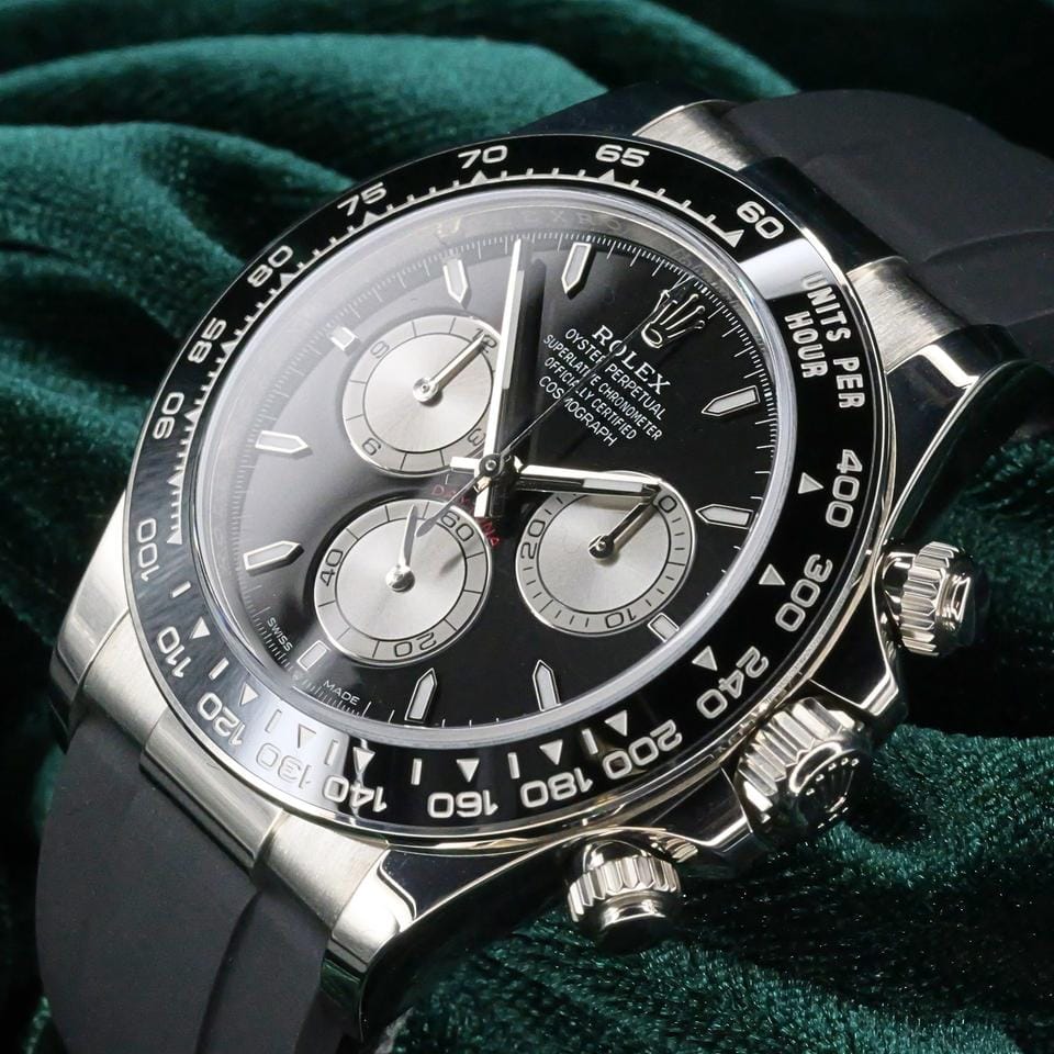 Rolex | Daytona | 126519LN-0002 | White gold | 40 mm | Rubber | Black | Automatic