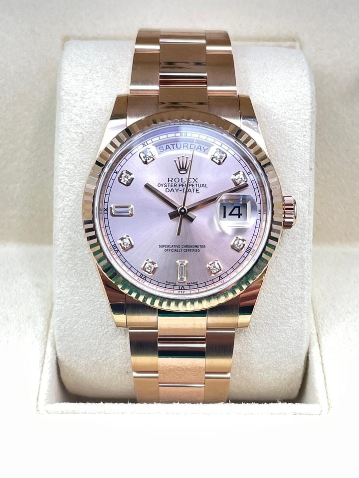 Rolex | Day-Date | 118235 | Rose gold | 36 mm | Rose gold | Gold | Automatic