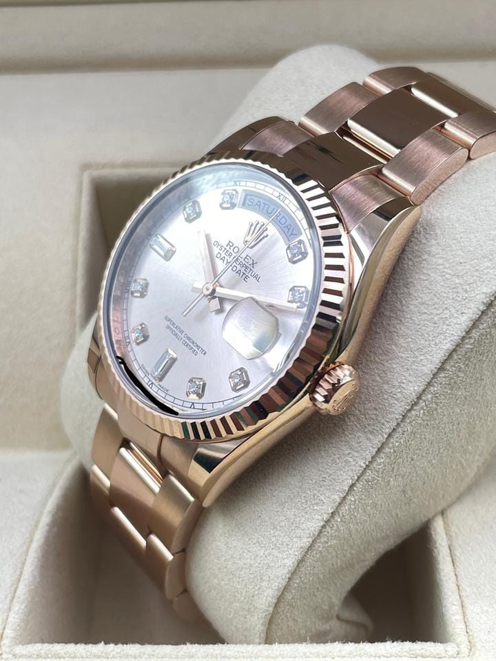 Rolex | Day-Date | 118235 | Rose gold | 36 mm | Rose gold | Gold | Automatic