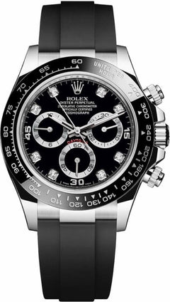 Rolex | Daytona | 116519LN-0025 | White gold | 40 mm | Rubber | Black | Automatic