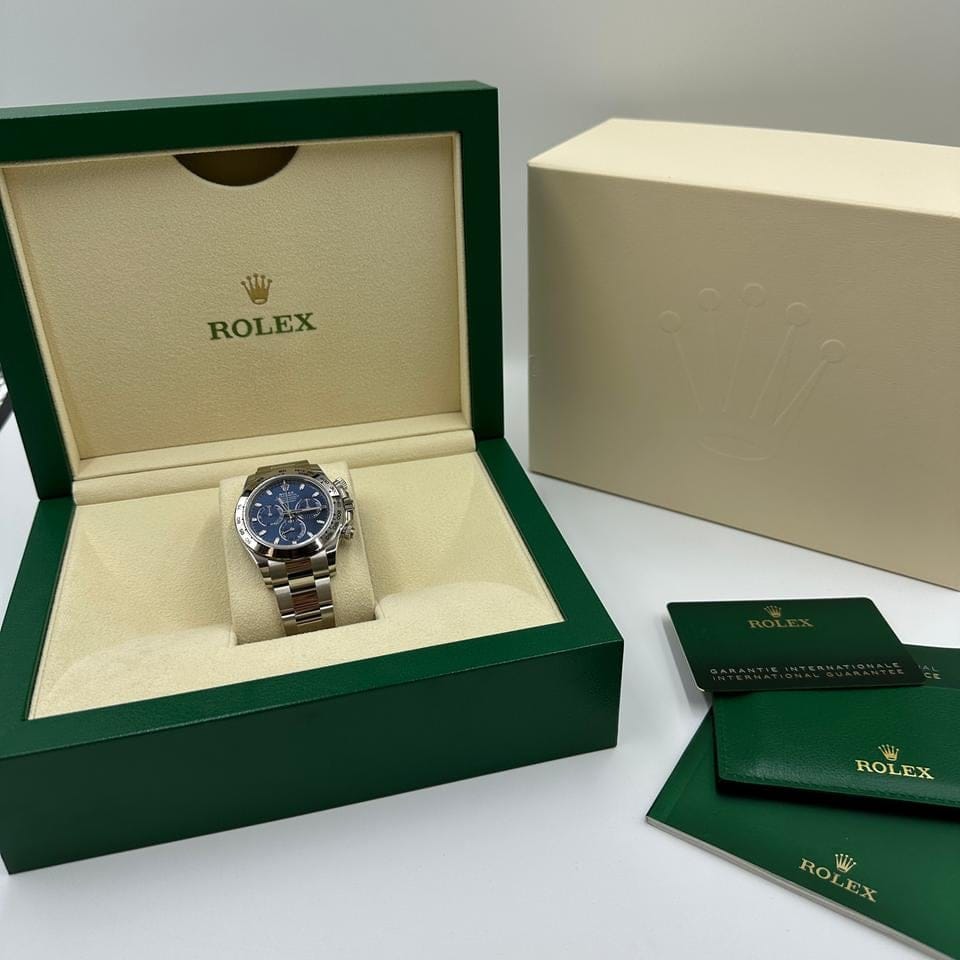 Rolex | Daytona | 116509 blue | White gold | 40 mm | White gold | Blue | Automatic