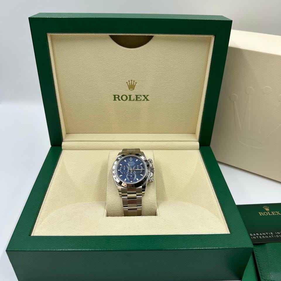 Rolex | Daytona | 116509 blue | White gold | 40 mm | White gold | Blue | Automatic