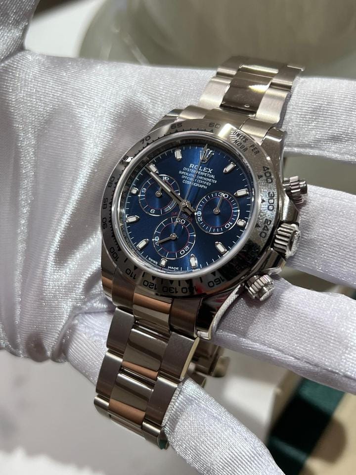 Rolex | Daytona | 116509 blue | White gold | 40 mm | White gold | Blue | Automatic