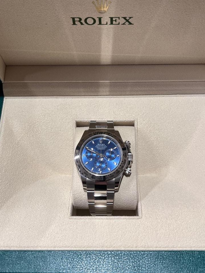 Rolex | Daytona | 116509 blue | White gold | 40 mm | White gold | Blue | Automatic