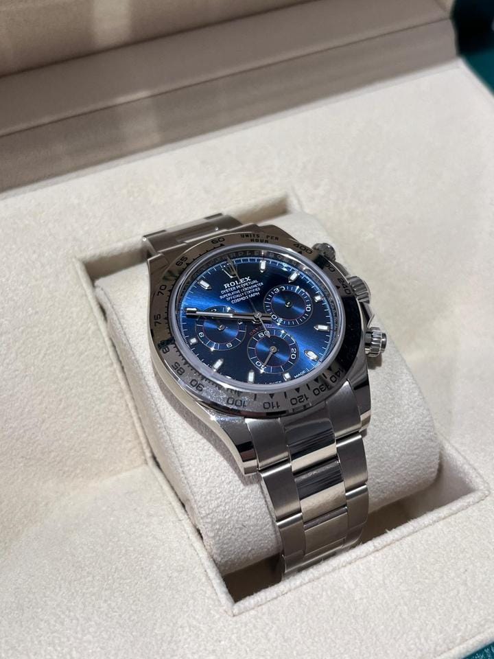 Rolex | Daytona | 116509 blue | White gold | 40 mm | White gold | Blue | Automatic