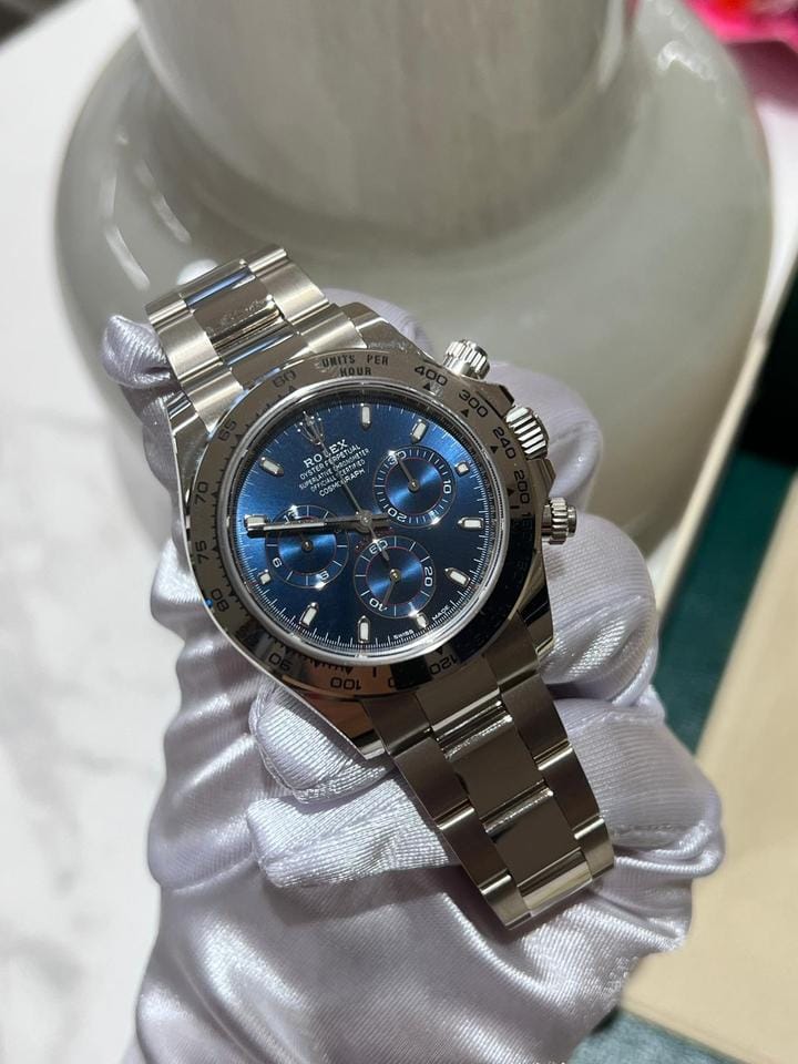 Rolex | Daytona | 116509 blue | White gold | 40 mm | White gold | Blue | Automatic