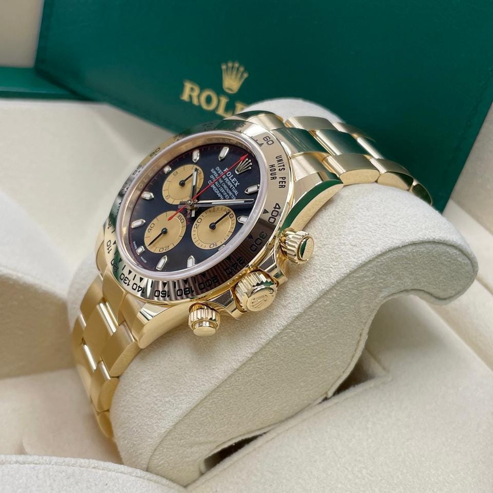 Rolex | Daytona | 116508 Paul Newman | Yellow gold | 40 mm | Yellow gold | Black | Automatic