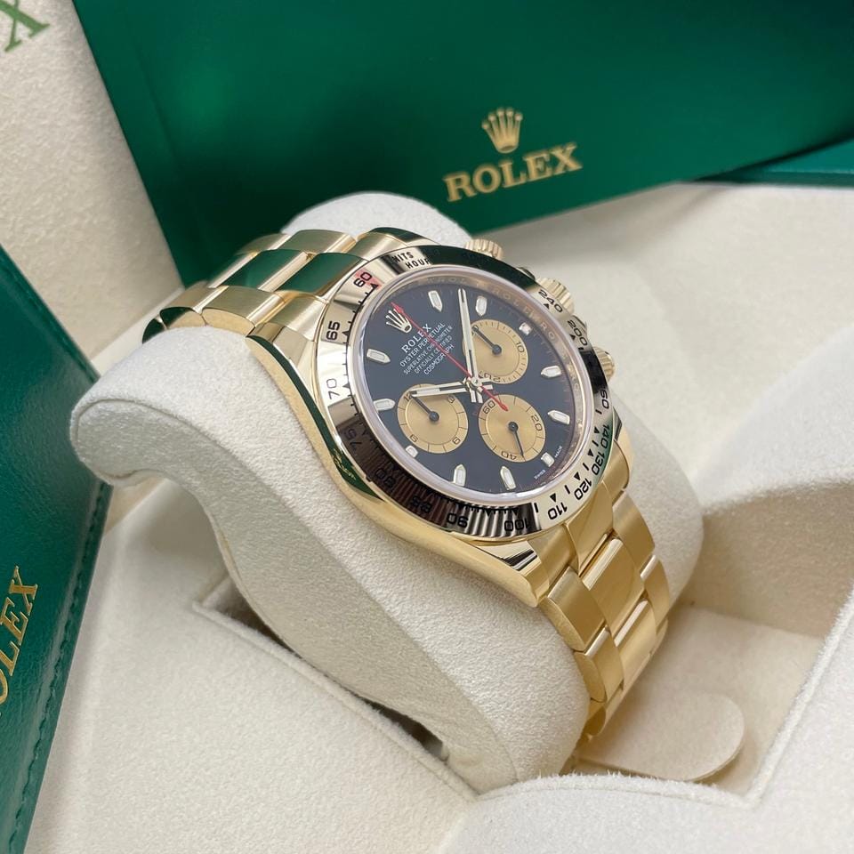 Rolex | Daytona | 116508 Paul Newman | Yellow gold | 40 mm | Yellow gold | Black | Automatic