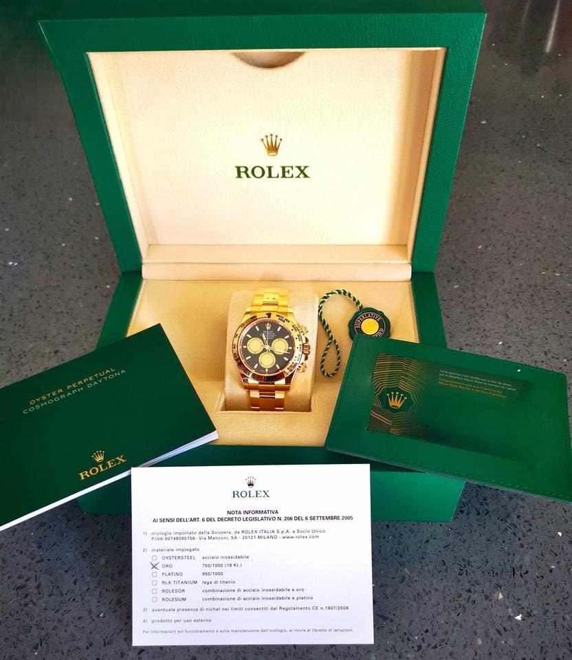 Rolex | Daytona | 126508 | 40 mm | Yellow gold | Automatic