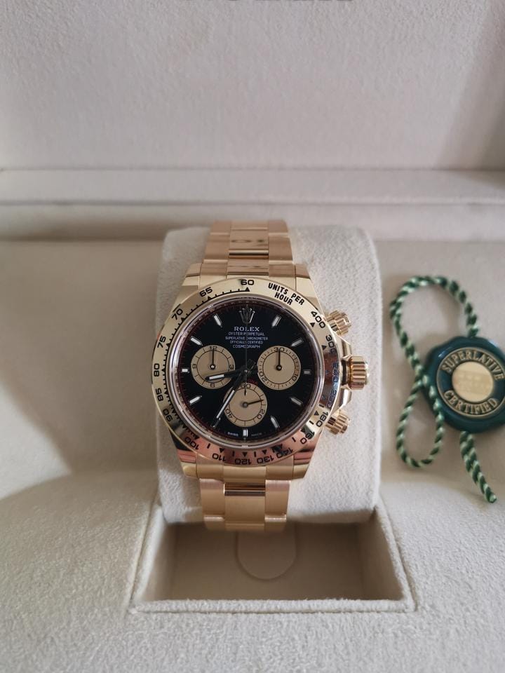 Rolex | Daytona | 126508 | 40 mm | Yellow gold | Automatic