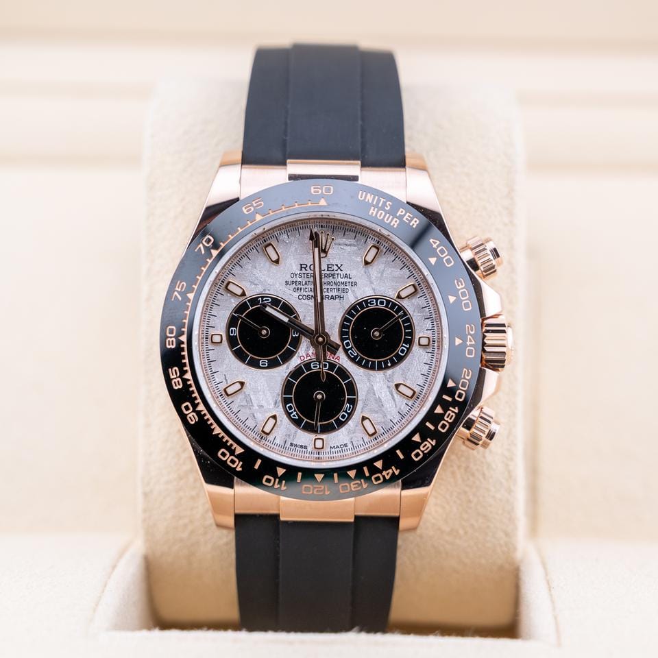 Rolex | Daytona | 116515ln | Rose gold | 40 mm | Rubber | Meteorite | Automatic