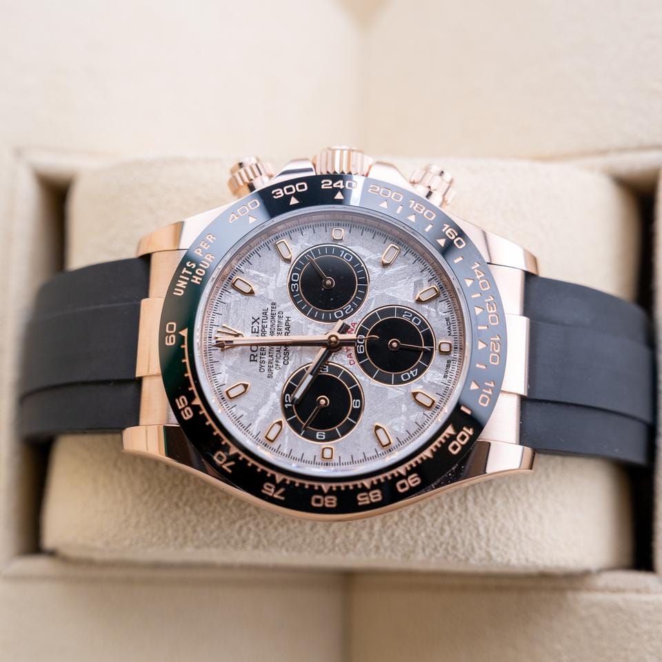 Rolex | Daytona | 116515ln | Rose gold | 40 mm | Rubber | Meteorite | Automatic