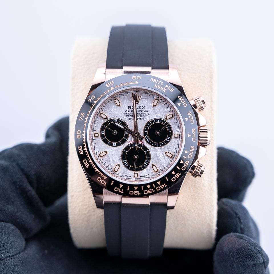 Rolex | Daytona | 116515ln | Rose gold | 40 mm | Rubber | Meteorite | Automatic