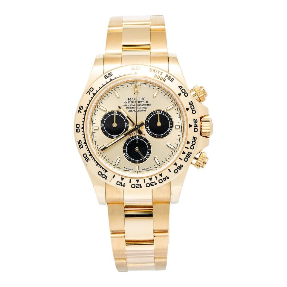 Rolex Daytona126508 Pikachu NEW 2024 Complete 18k Gold Champagne Men Watch 40mm Sale