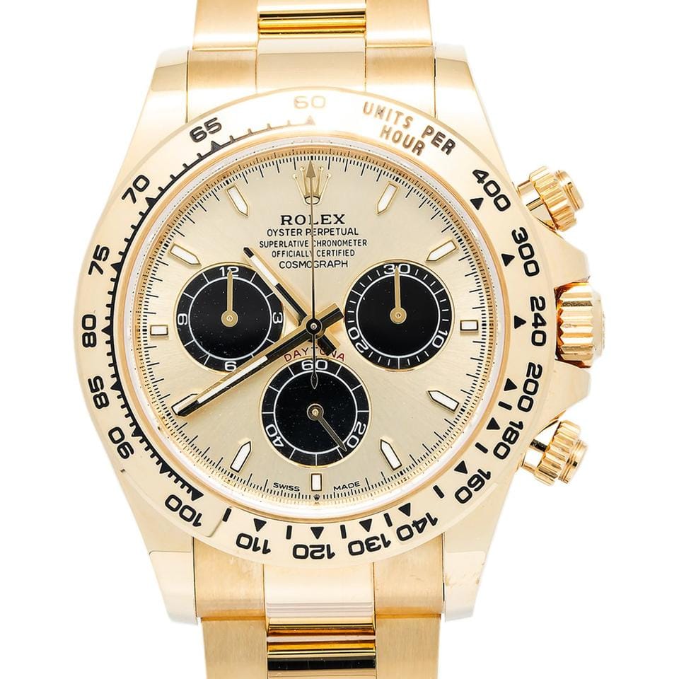 Rolex Daytona126508 Pikachu NEW 2024 Complete 18k Gold Champagne Men Watch 40mm Sale