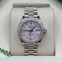 Rolex | Datejust | 279139RBR | White gold | 28 mm | White gold | Pink | Automatic
