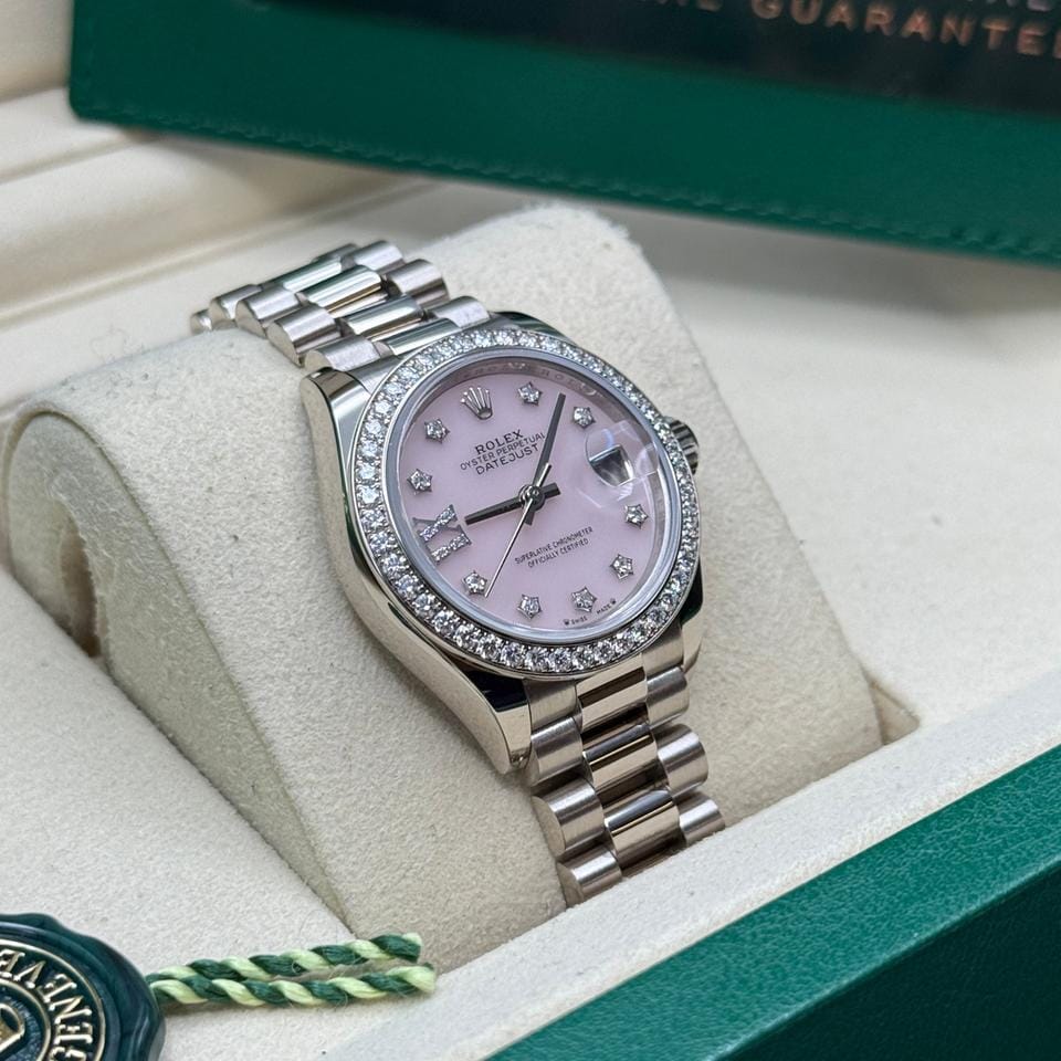Rolex | Datejust | 279139RBR | White gold | 28 mm | White gold | Pink | Automatic