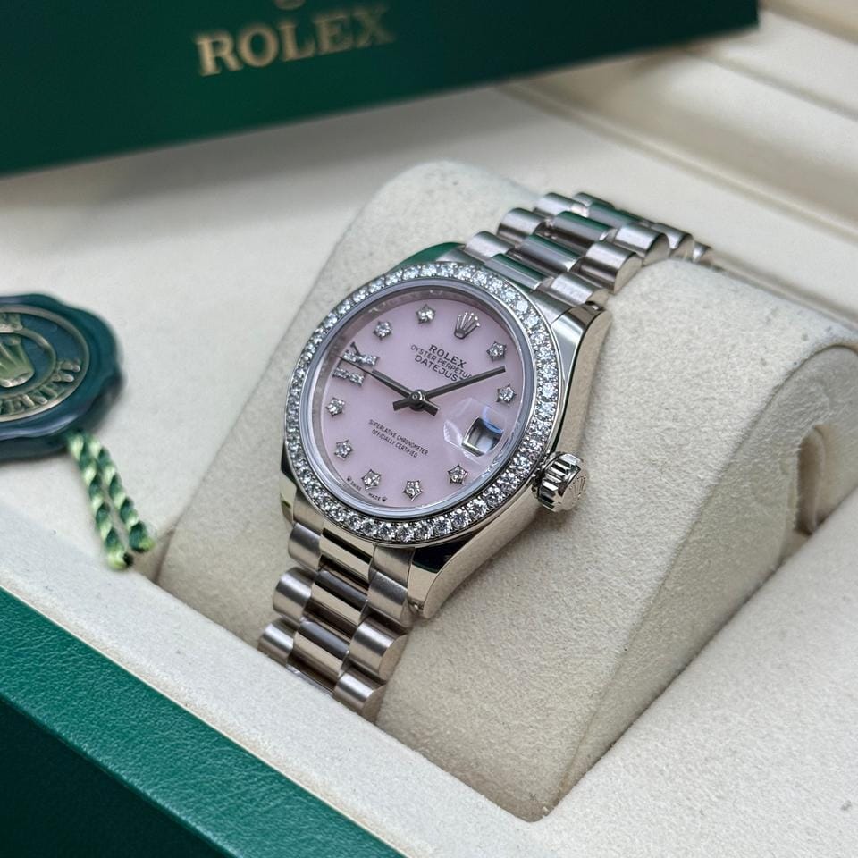 Rolex | Datejust | 279139RBR | White gold | 28 mm | White gold | Pink | Automatic