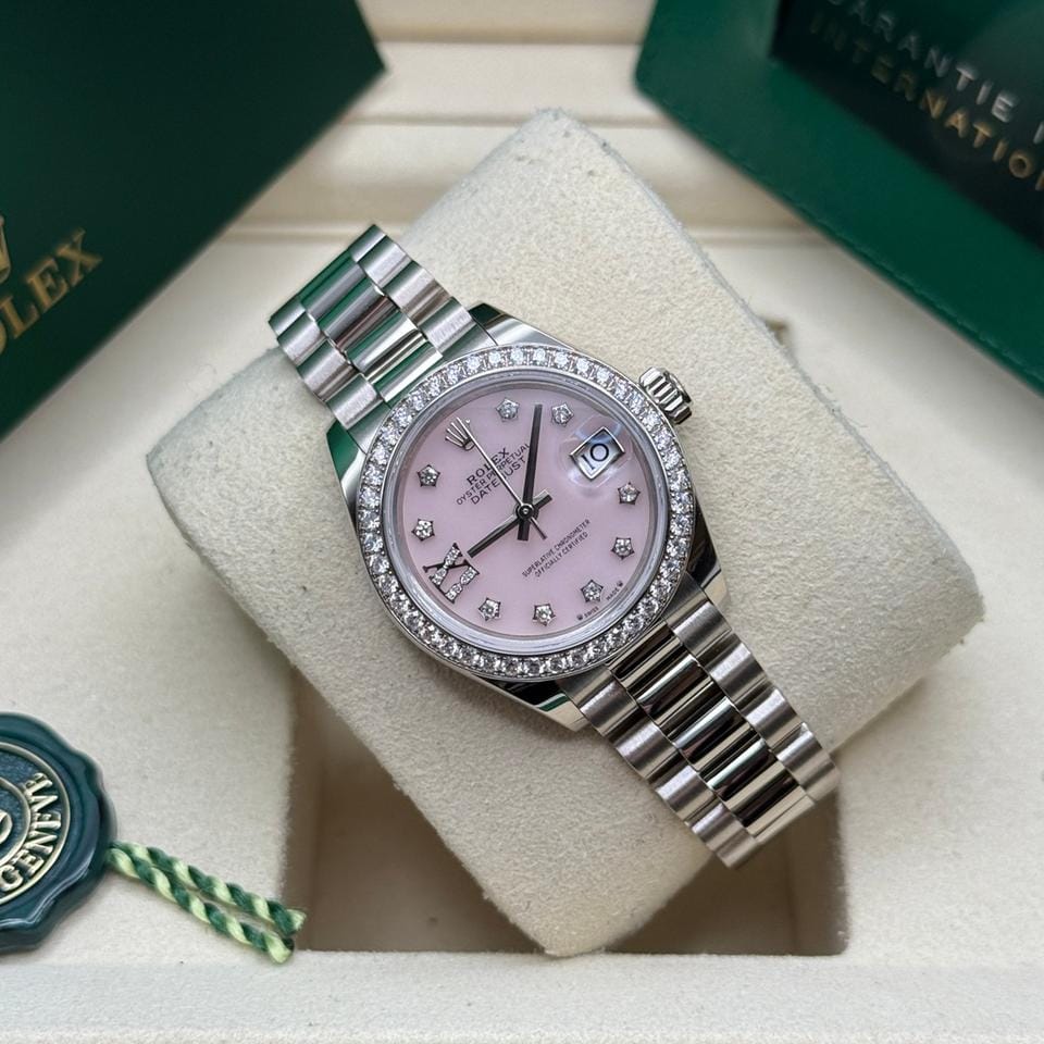 Rolex | Datejust | 279139RBR | White gold | 28 mm | White gold | Pink | Automatic