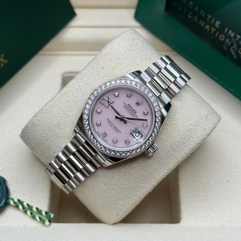 Rolex | Datejust | 279139RBR | White gold | 28 mm | White gold | Pink | Automatic