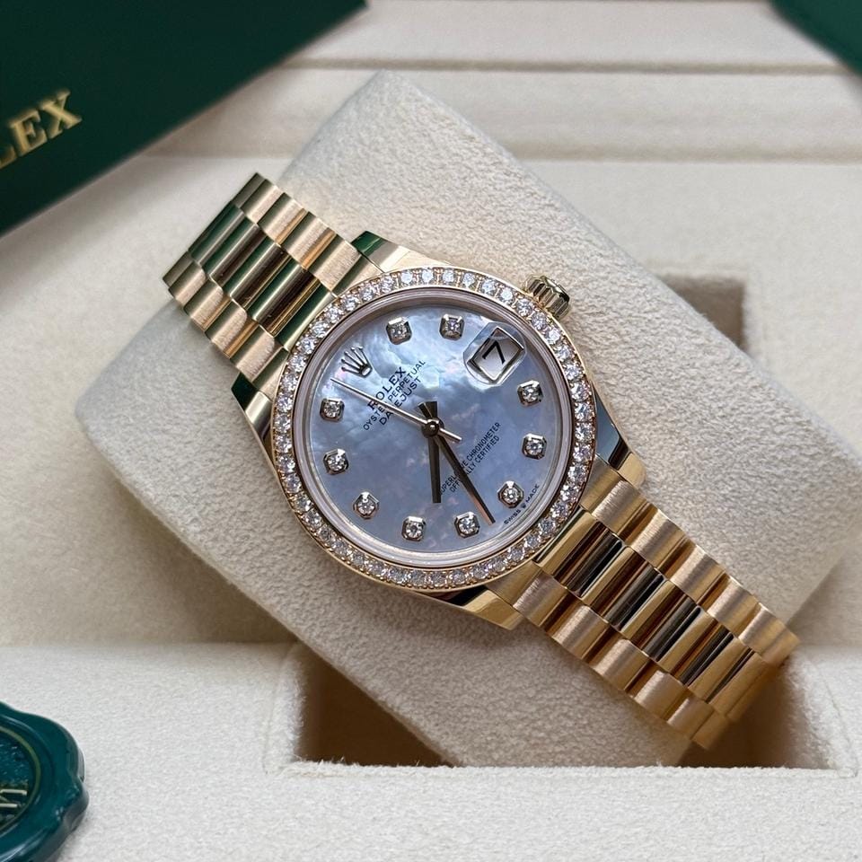 Rolex | Datejust | 278288RBR | Yellow gold | 31 mm | Yellow gold | Mother of pearl | Automatic