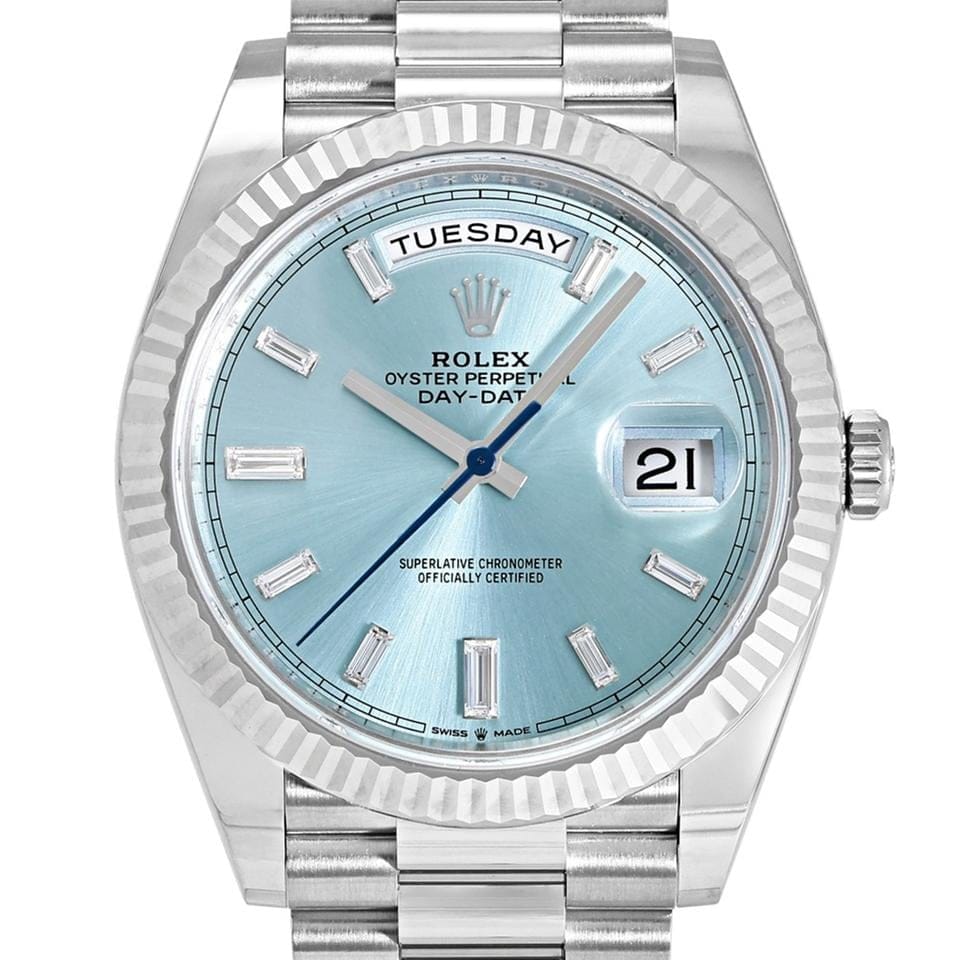 Rolex | Day-Date | 228236A | Platinum | 40 mm | Blue | Automatic