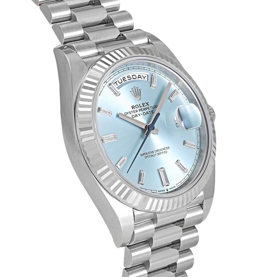 Rolex | Day-Date | 228236A | Platinum | 40 mm | Blue | Automatic