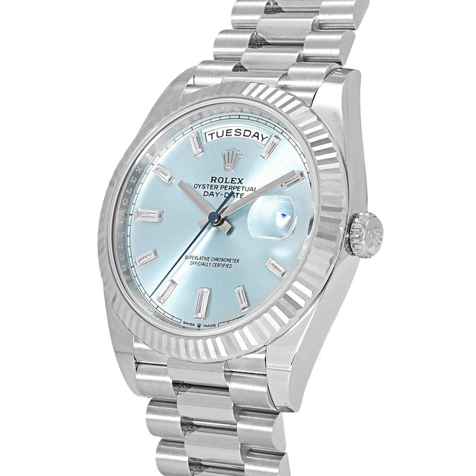 Rolex | Day-Date | 228236A | Platinum | 40 mm | Blue | Automatic